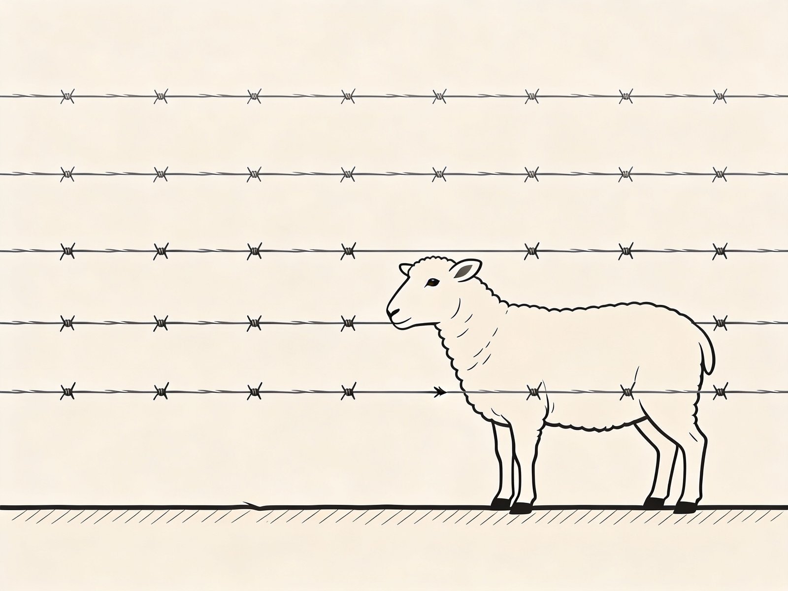 Electric fence wire spacing configuration