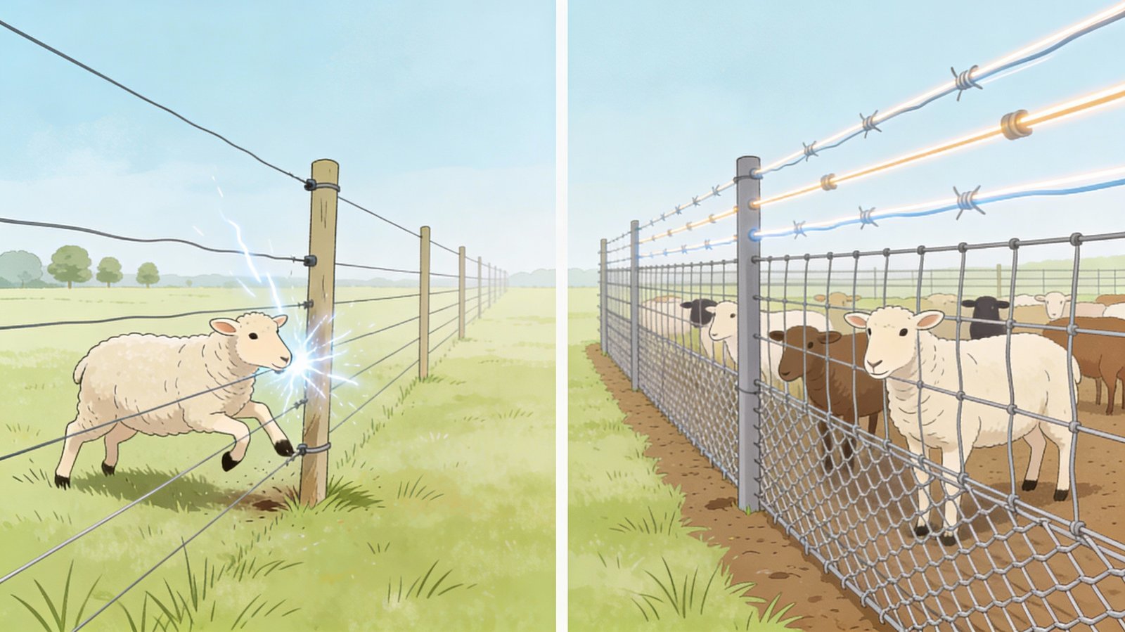 Electric fencing comparison for hobby farms