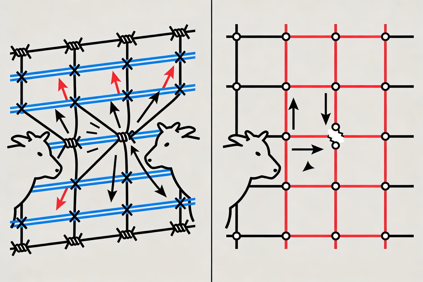 Woven wire versus welded wire pressure distribution